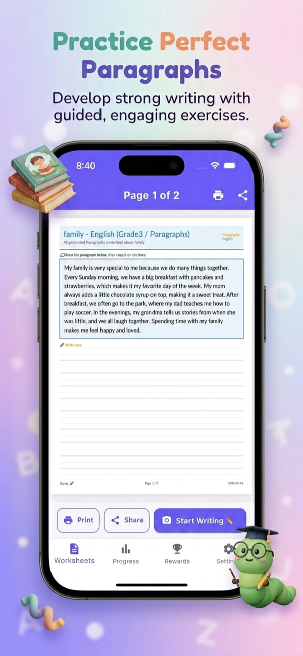 Generate Worksheets